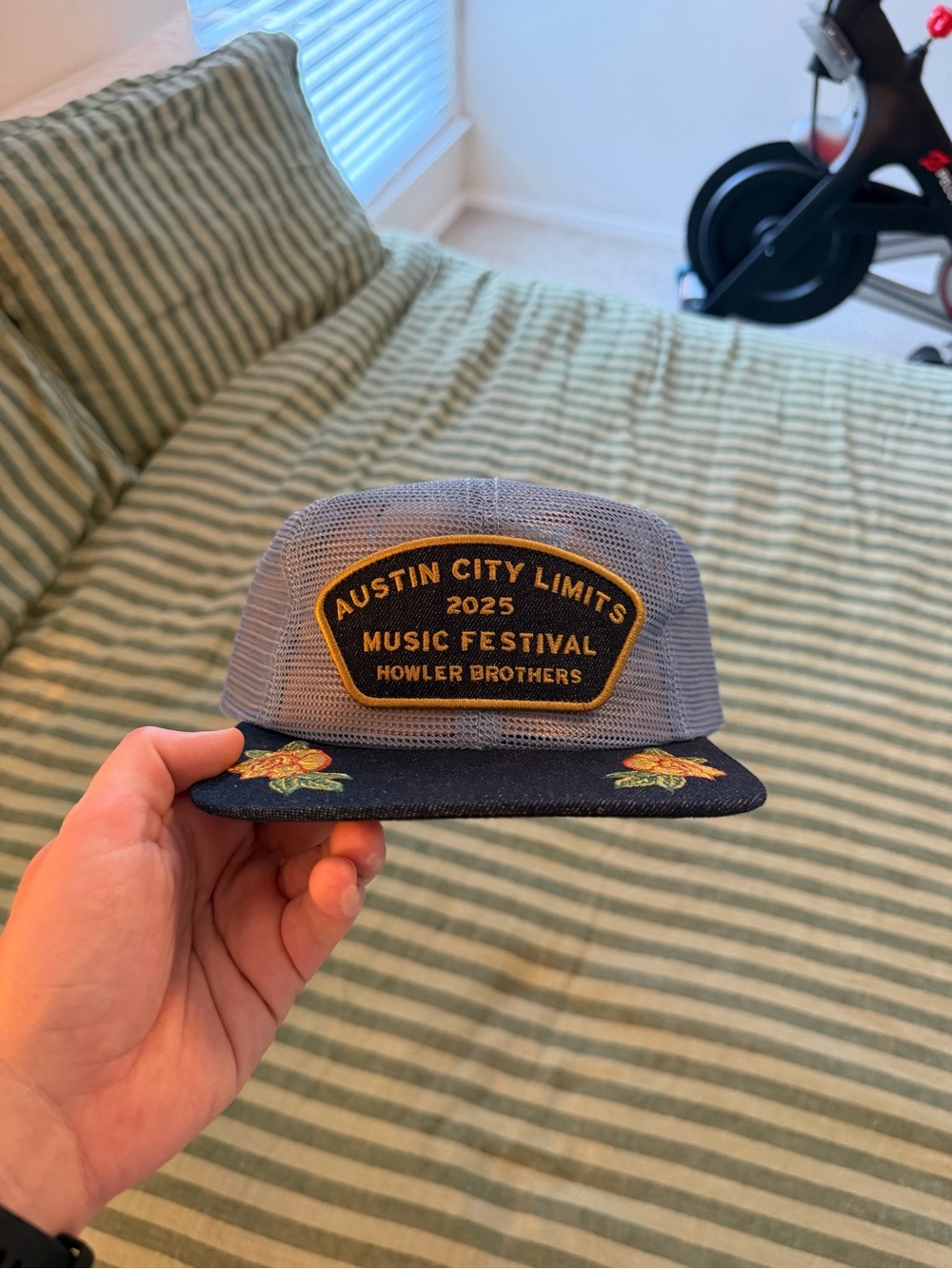 Howler Brothers Austin City Limits 2025 Gray Mesh Snapback with Navy Brim